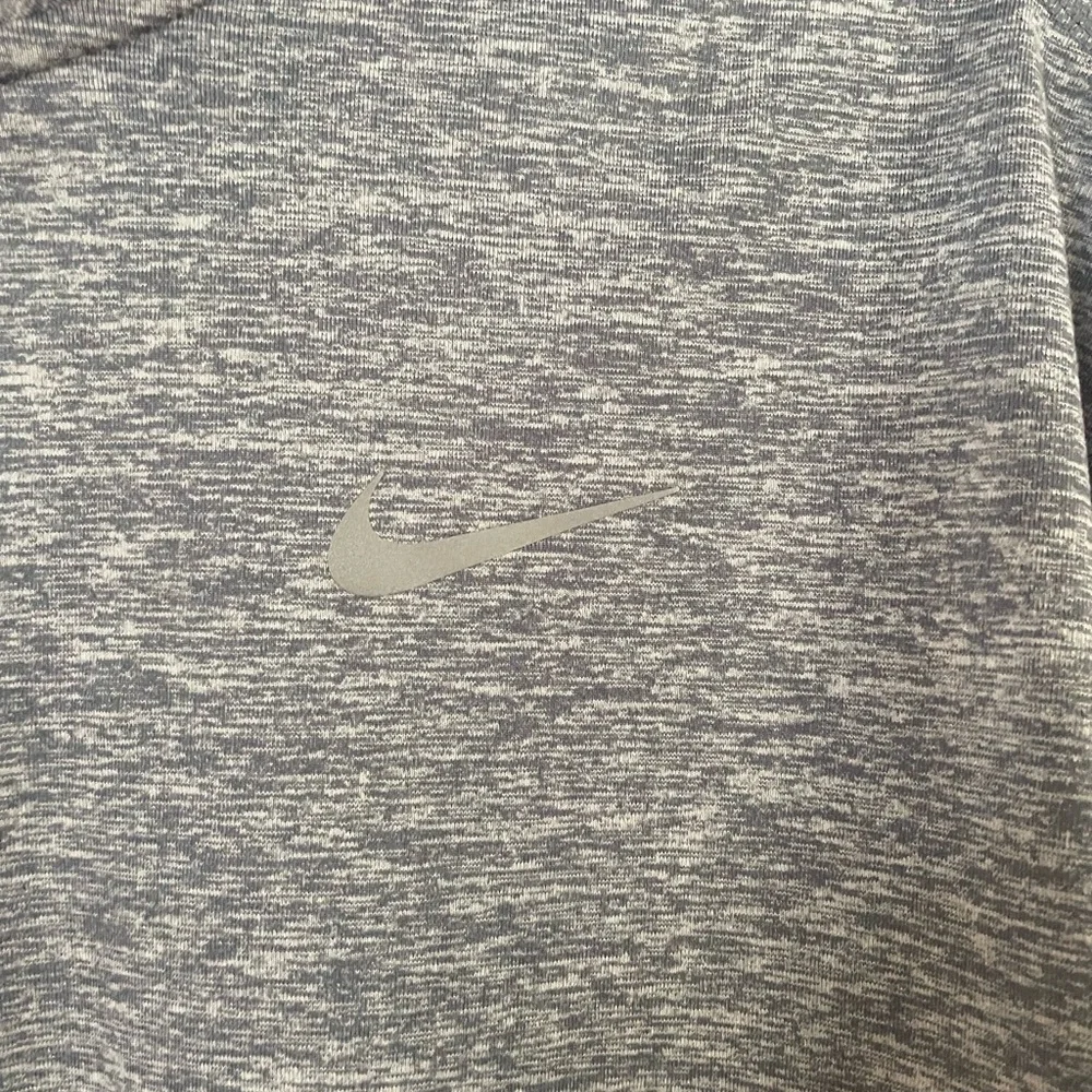 Nike Heather Gray Dri-FIT Running Pullover